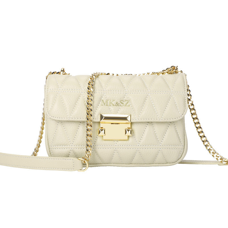 Women's Niche Rhombus Chain Lightweight Classic Style Versatile Women's Messenger Bag