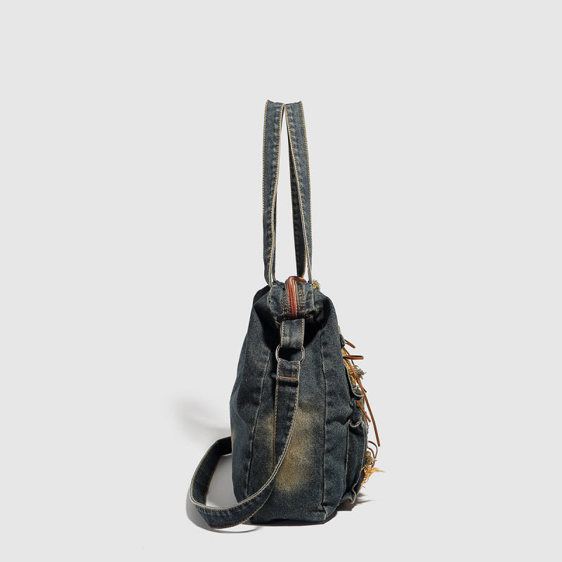 Women's Large Capacity Totes Hot Vintage Washed Bags