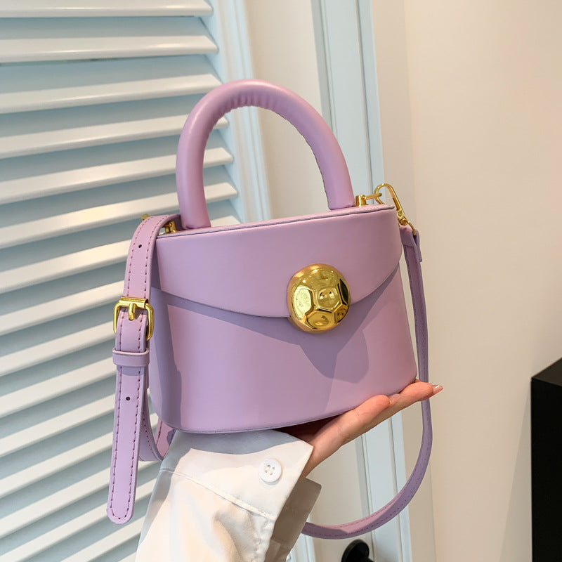 Design Versatile High Quality Popular Retro Solid Color Women's Shoulder Bag