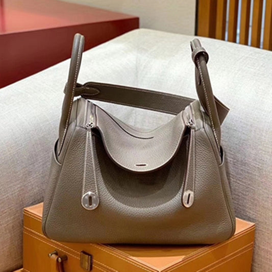 Lindy Fashion Hand Top Layer Cowhide Doctor Women's Shoulder Bag