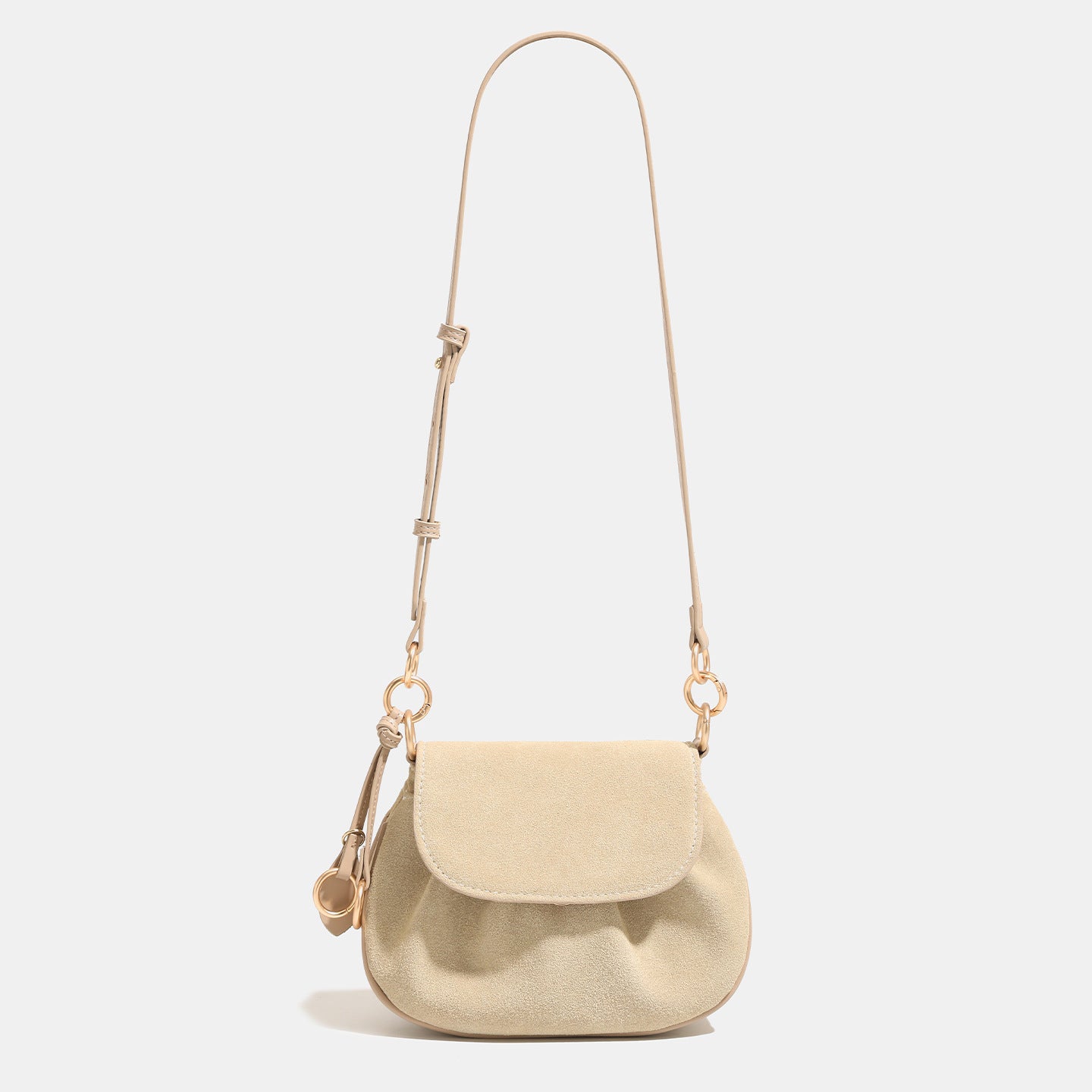 Charming Women's Retro Flip High-grade Suede Handbags