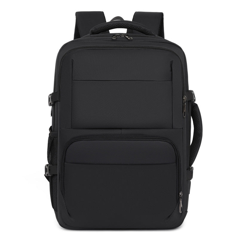 Solid Color Simple Large Capacity Computer Leisure Commute Backpacks