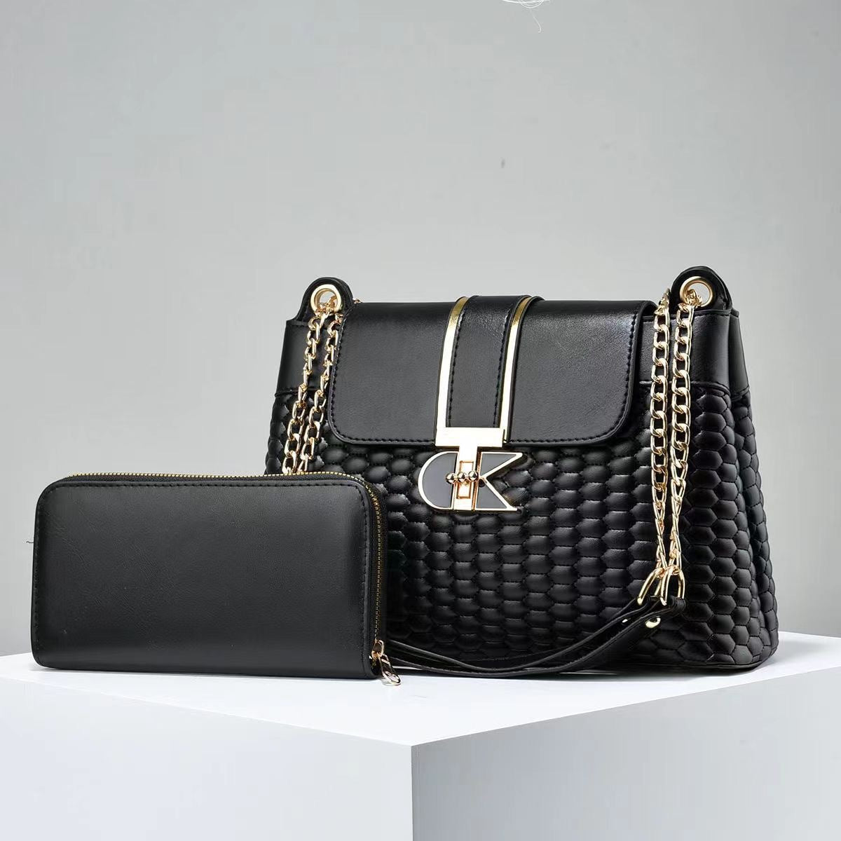Women's Color Pleated Simple Large Capacity Portable Women's Handbag