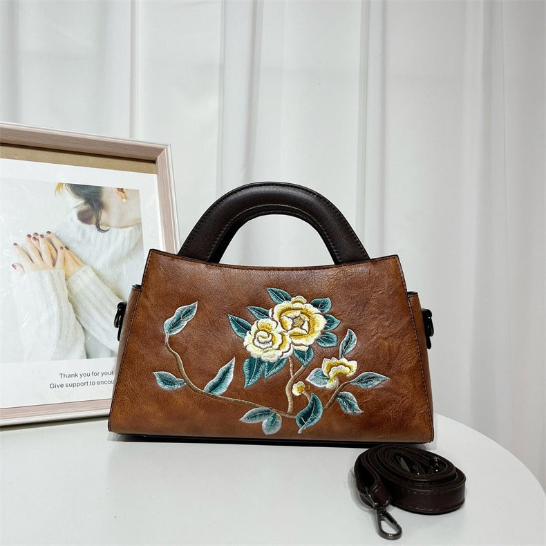 Embroidered Chinese Style National Cheongsam Matching Retro Bags
