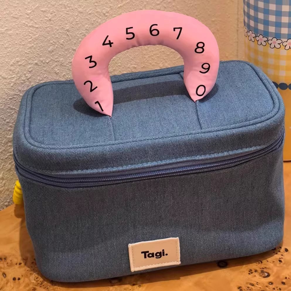 Buggy Nylon Waterproof Large Capacity Portable Niche Cosmetic Bags