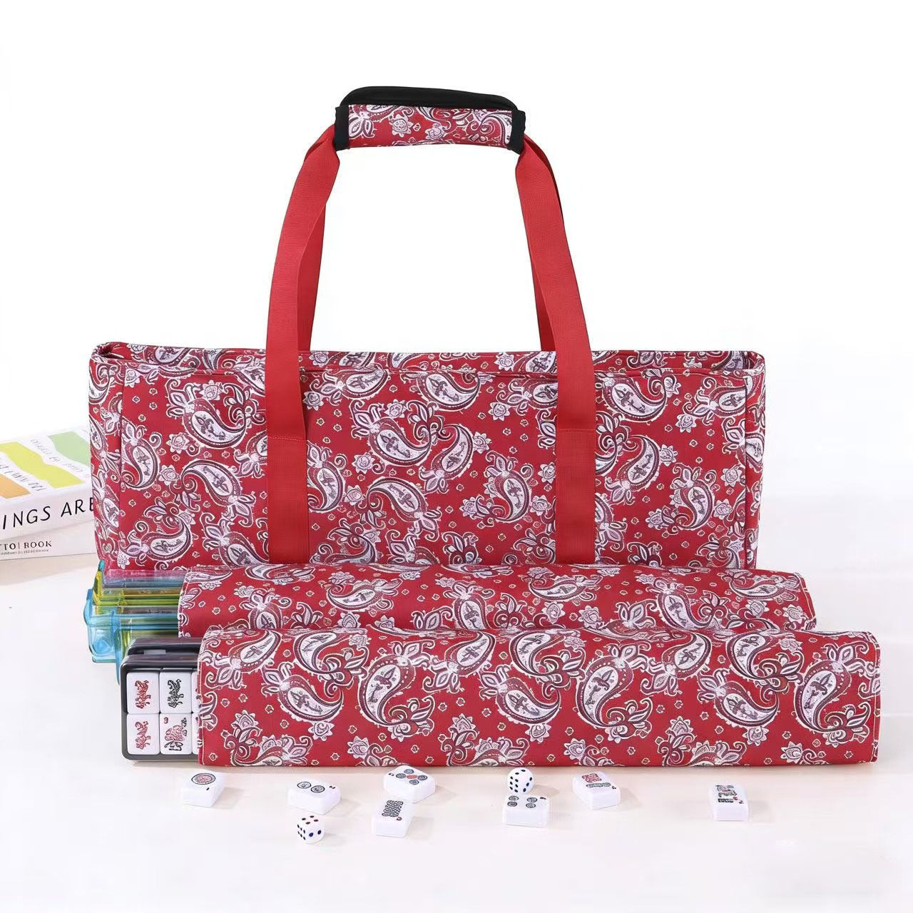 Three-piece Storage Toiletry Traveling Contrast Color Suit Makeup Bag