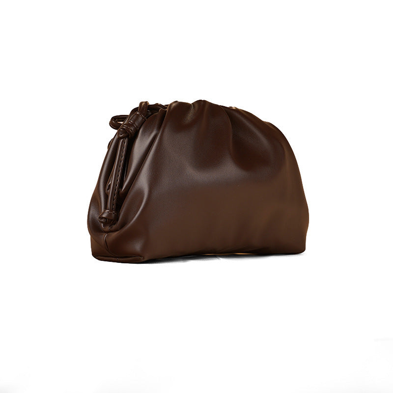 Women's Pleated Dumpling Commuter Solid Color Simple Bags