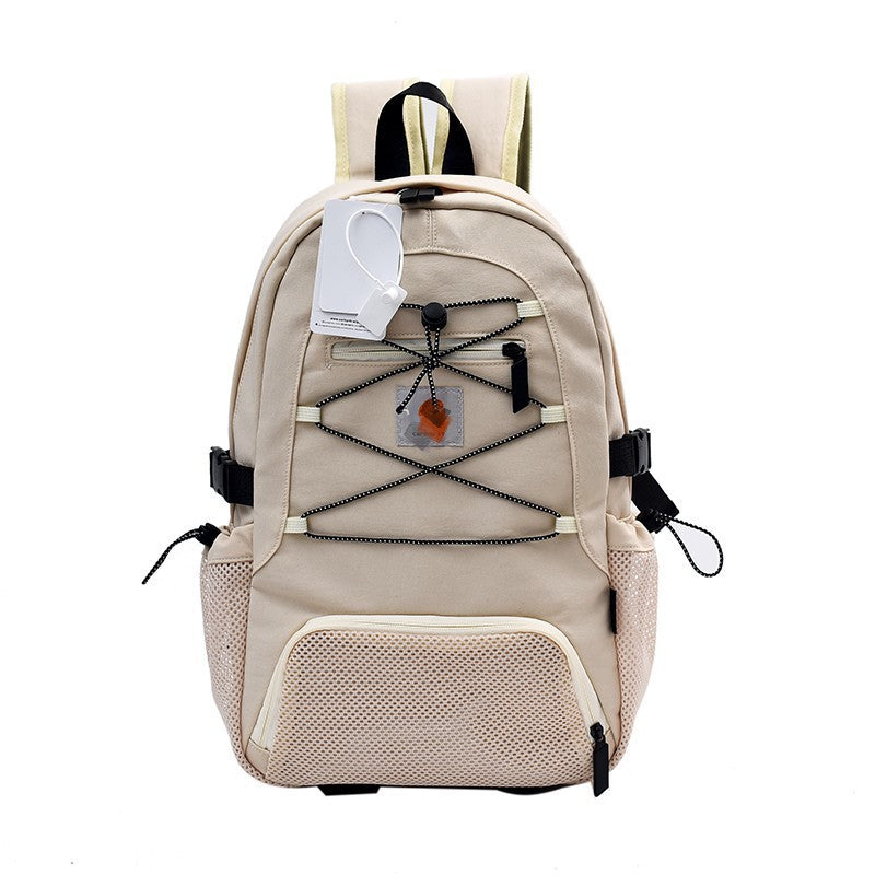 Women's Drawstring Riding Sport Climbing Versatile Class Backpacks
