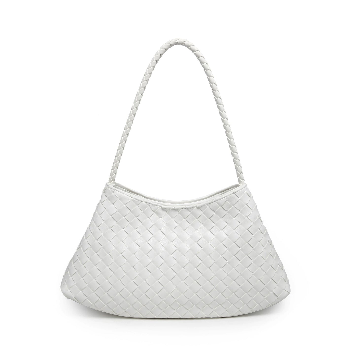 Women's Summer Niche Design Woven Large Capacity French Canvas Lazy Underarm Bag