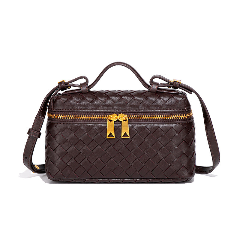 Women's Lunch Box Woven Retro Easy Matching Portable Women's Handbag