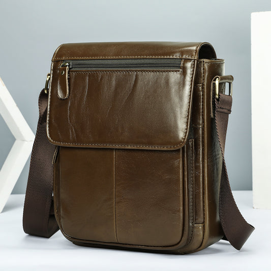 Men's Top Layer Cowhide Cover Type Men's Messenger Bags