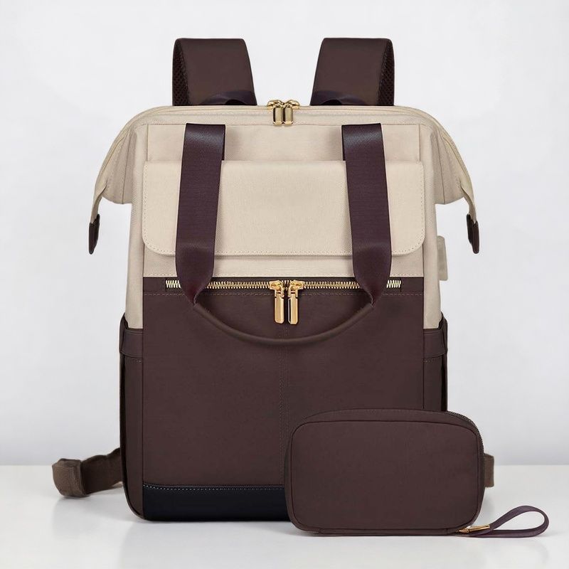 Women's Waterproof Oxford Cloth Commuter Large Capacity Storage Leisure Backpack