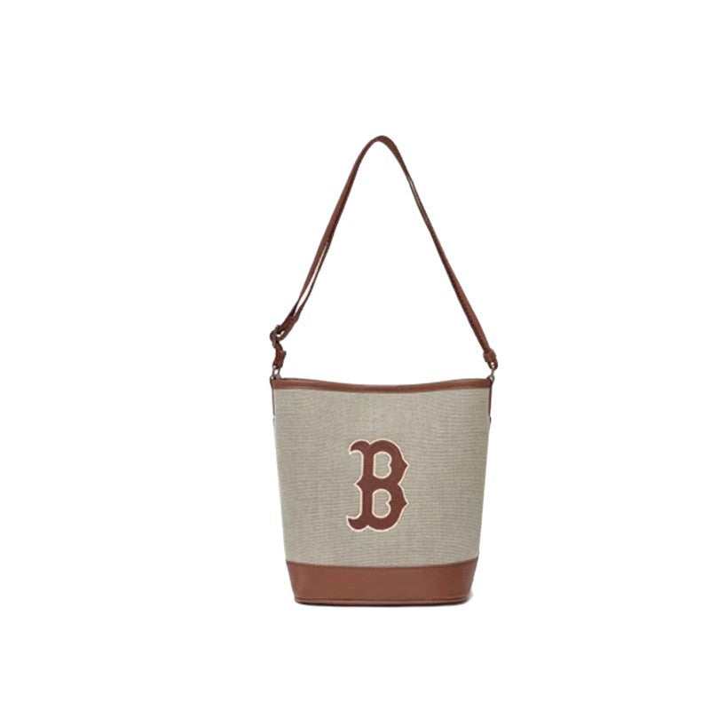 Women's Canvas Classic Retro Large Capacity Fashion Bucket Bag