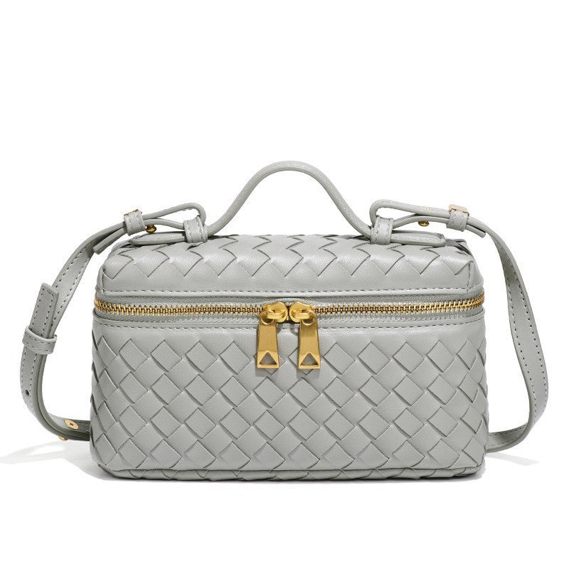 Hand-woven Fashion Lunch Box Practical Trend Women's Shoulder Bag
