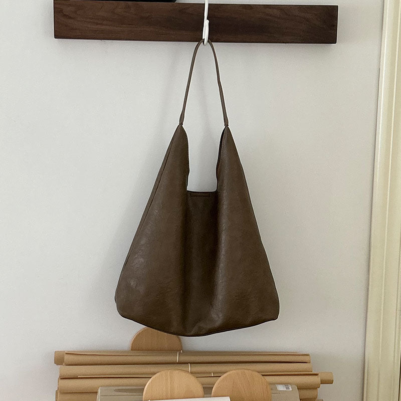Women's Large Capacity Korean High-grade Trendy Commute Tote Bags
