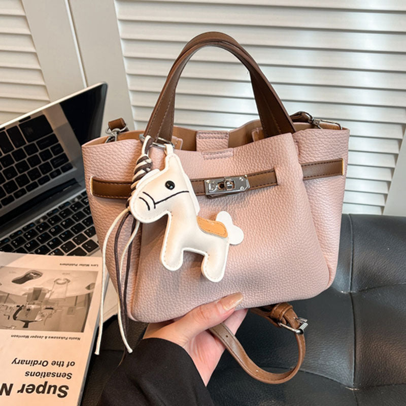 Fashionable Retro High Stylish Textured Elegant Niche Bucket Bags