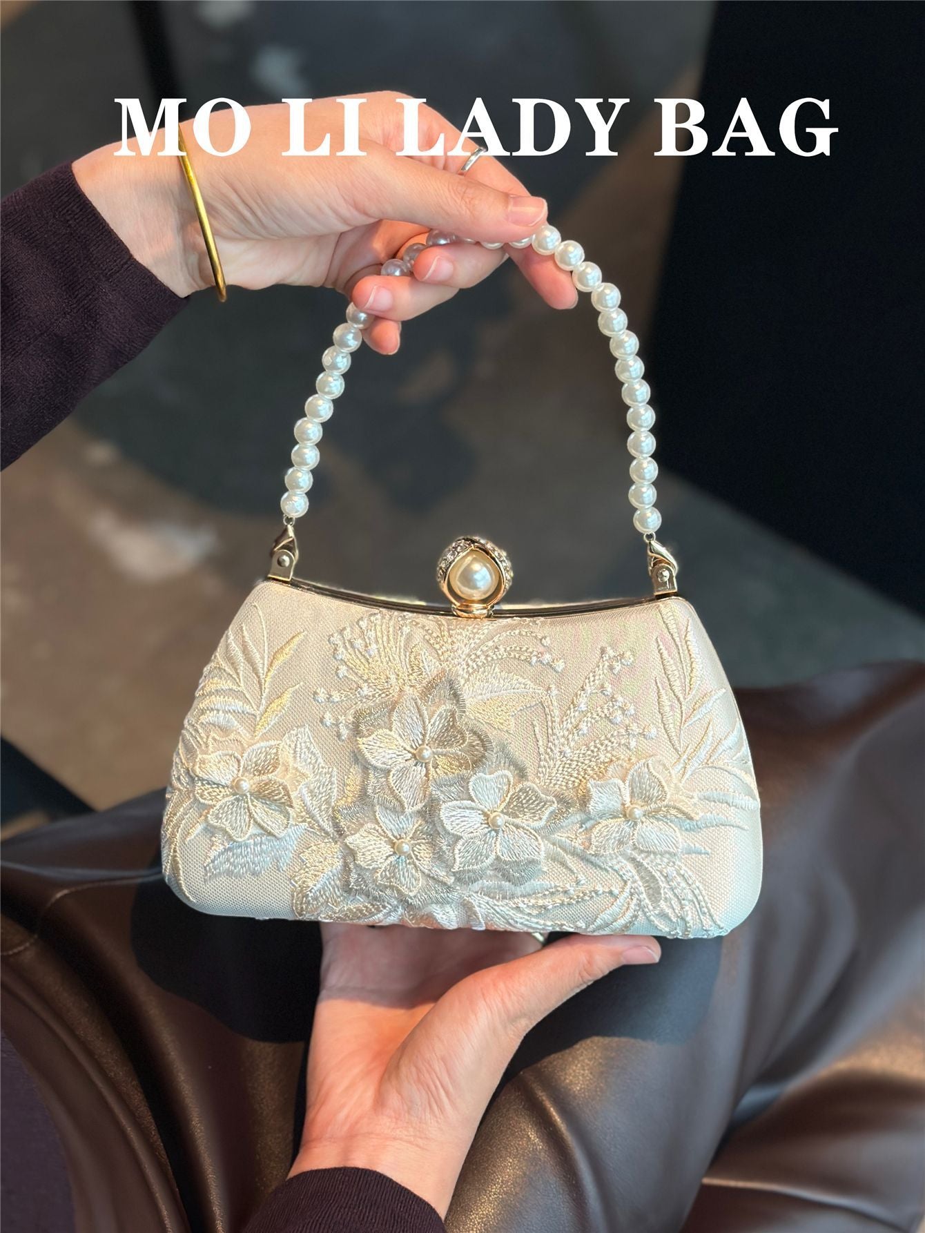 Women's Fairy Han Chinese Clothing Cheongsam Dress Style Vintage Embroidered Niche Women's Handbag