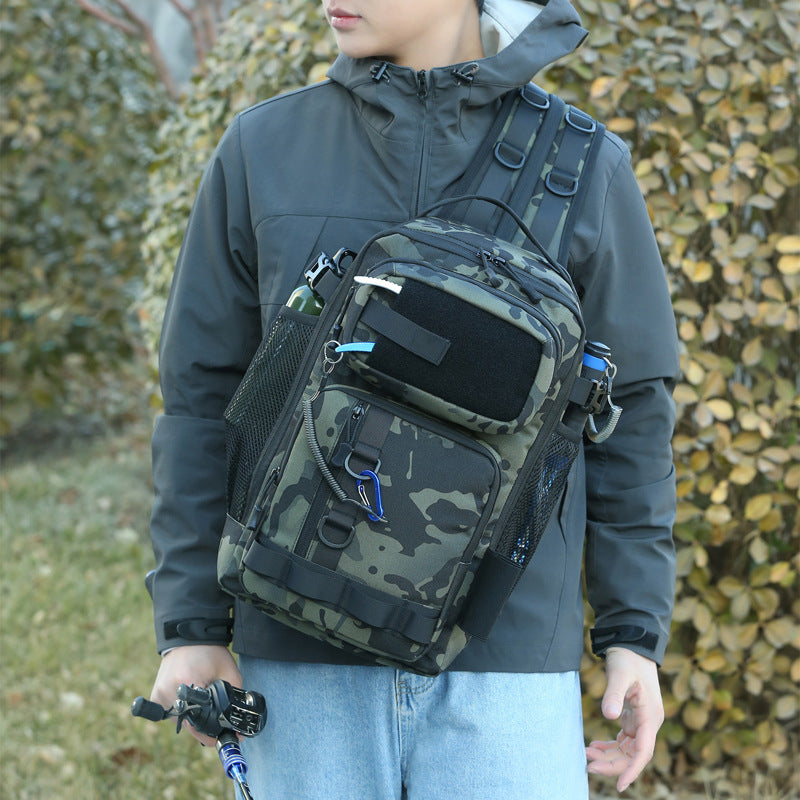 Men's Multifunctional Waterproof Lure Exercise Fishing Leisure Backpacks