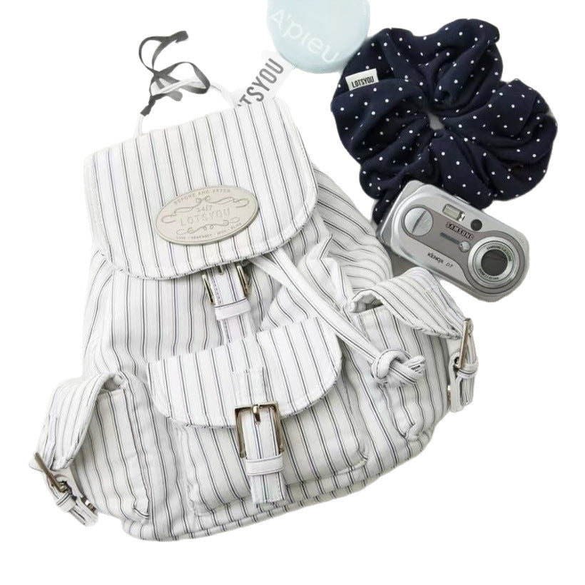 Casual Comfortable Women's Embossed Metal Minority Women's Backpack