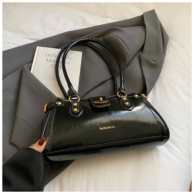 Women's Baguette For Winter Advanced Texture Light Luxury Women's Shoulder Bag