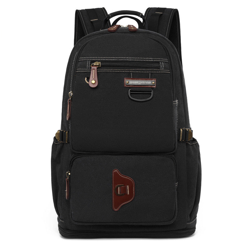 Canvas Female Retro Fashionable Large Capacity Leisure Backpack