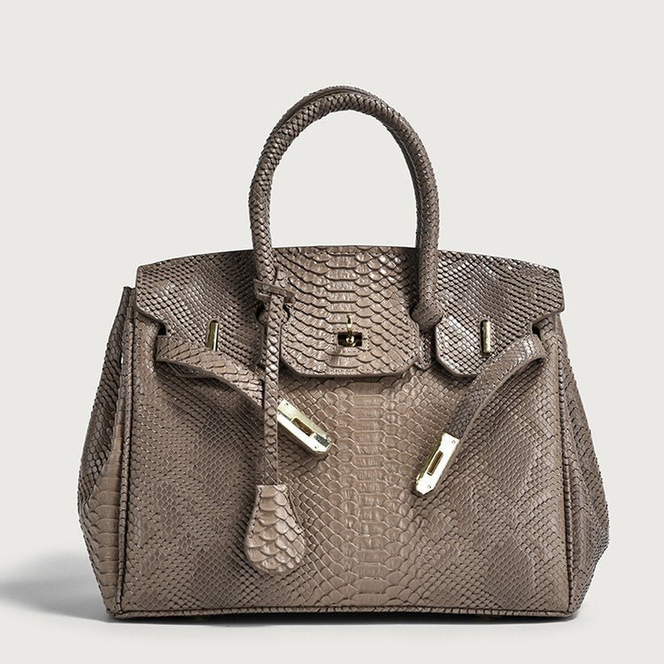 Women's Retro Snakeskin Pattern Kelly Trendy Large Women's Messenger Bag