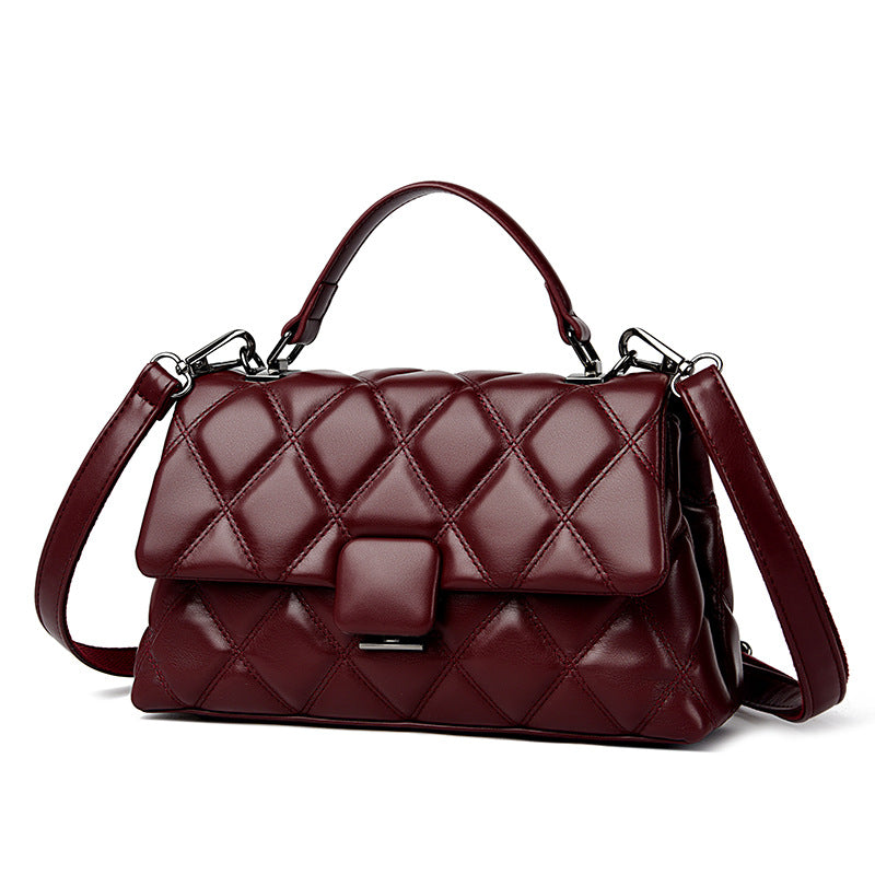 Women's Thread Fashion Simple Soft Surface Western Women's Shoulder Bag