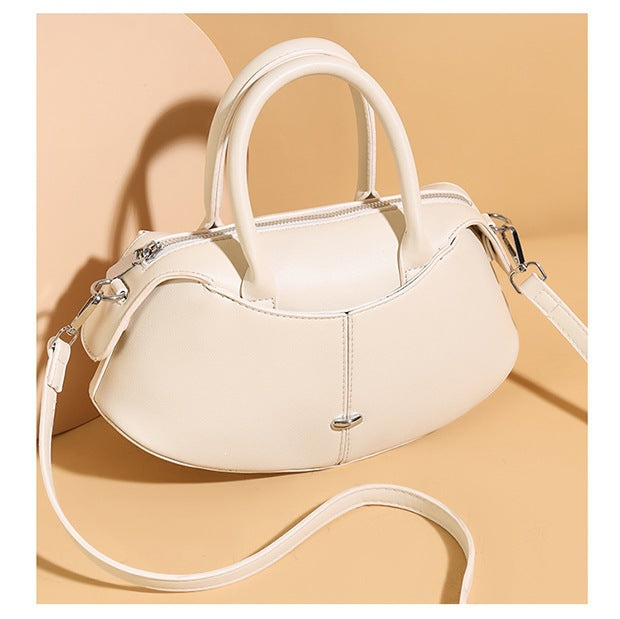 Beautiful Women's Smile French Minority Simple Handbags