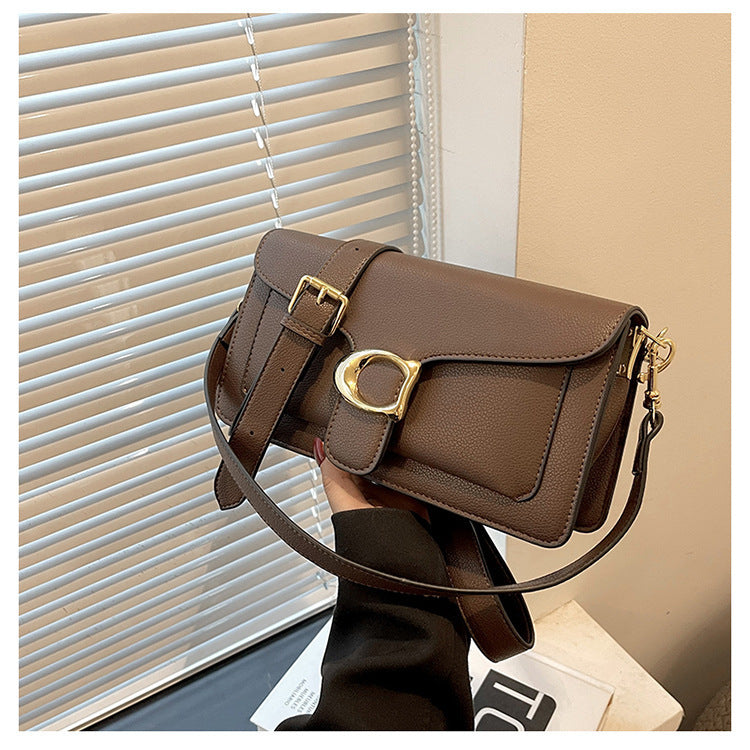 Classic Women's Stylish Good Texture Underarm Small Square Bags
