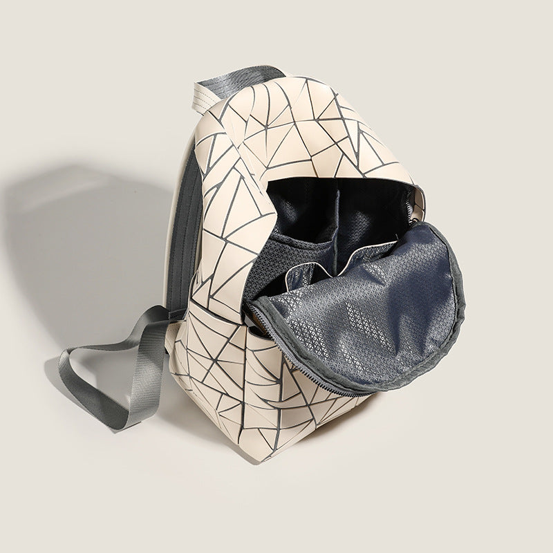 Summer Geometric Rhombus Female Fashion Leisure Women's Backpack