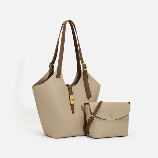 Women's Leather Summer Tide Large Capacity Cowhide Son Underarm Bag