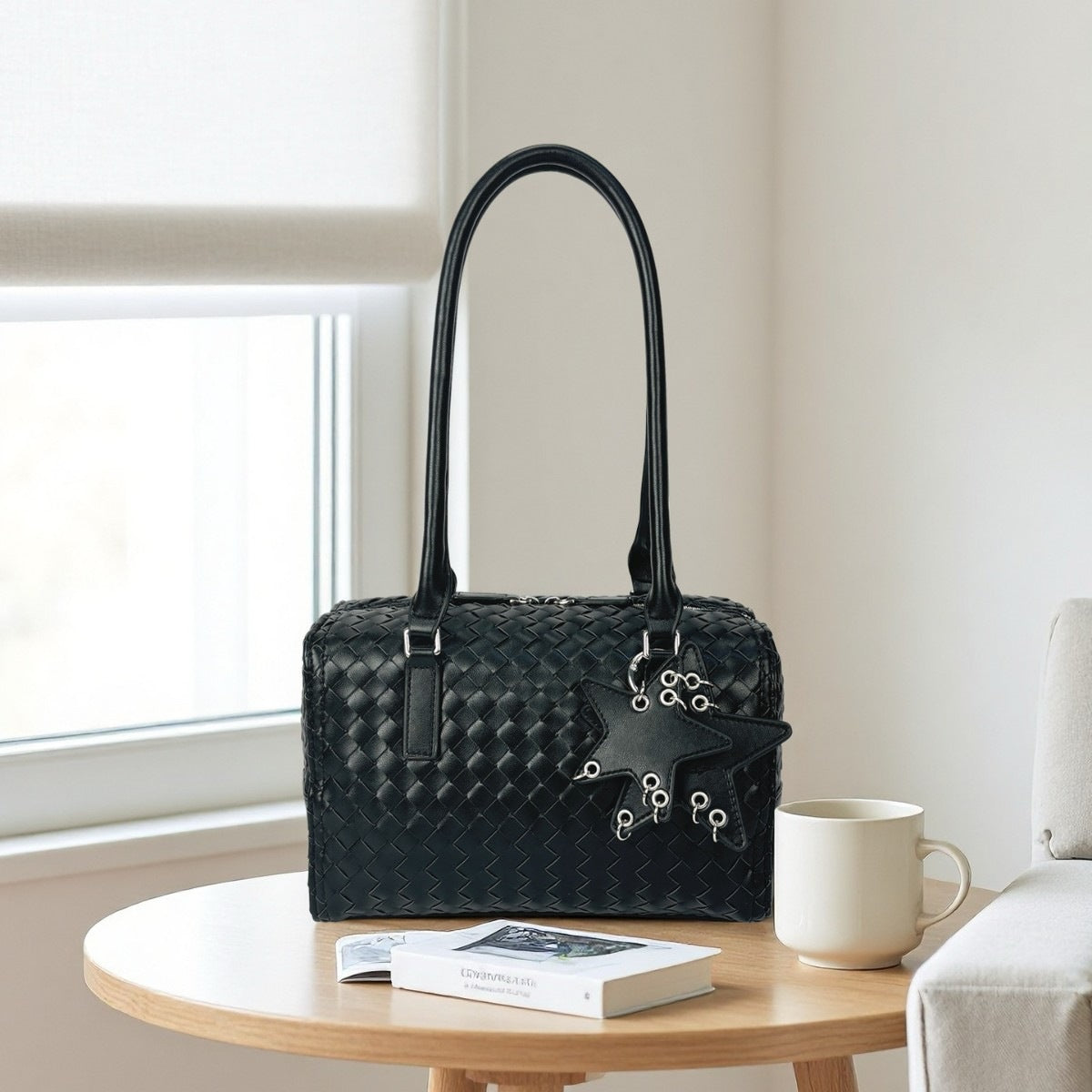 Women's Official Document Office Woven Underarm Commuter Women's Shoulder Bag