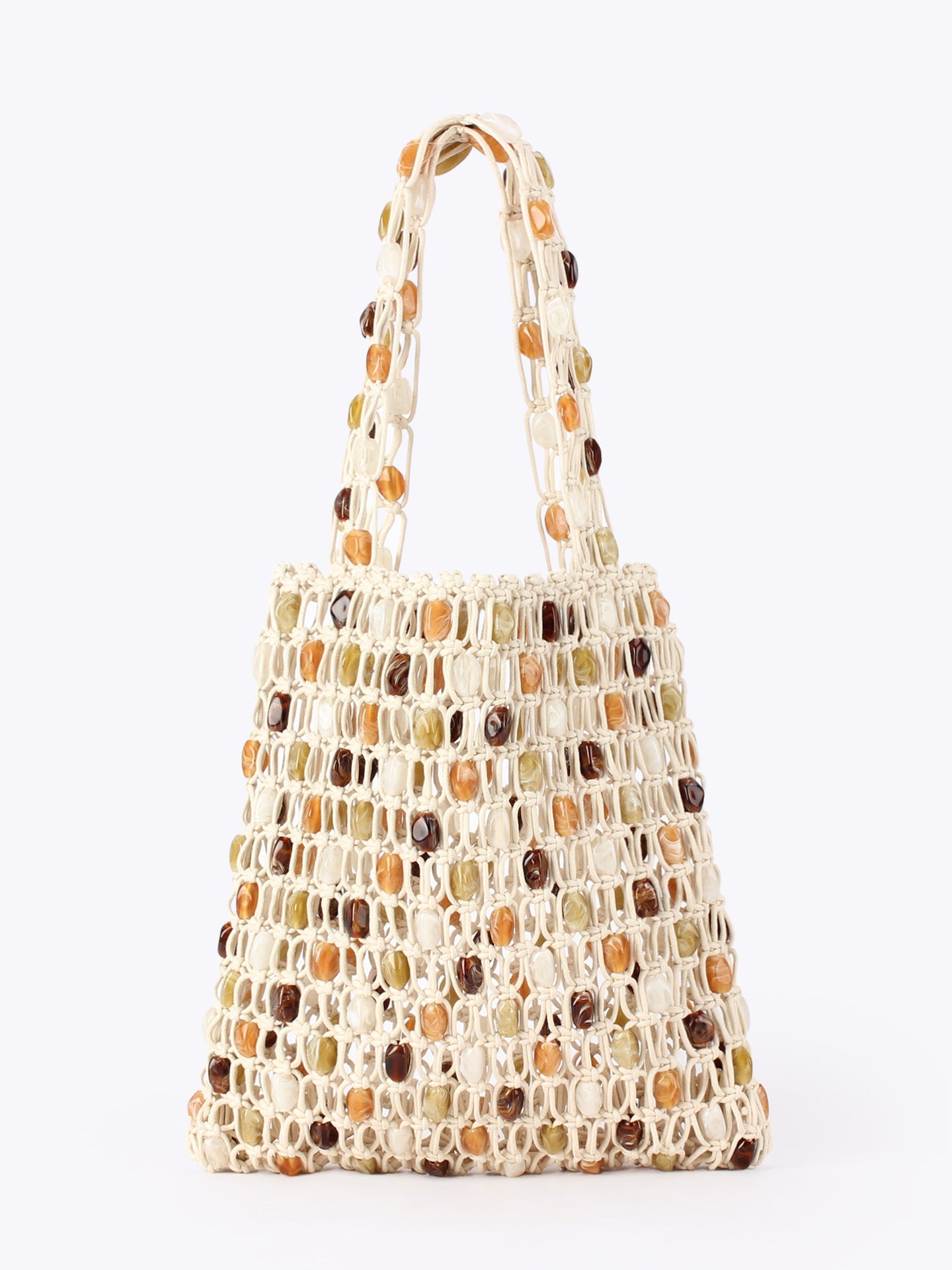 Women's Hand-woven Design Beaded High-grade Retro Large Women's Handbag