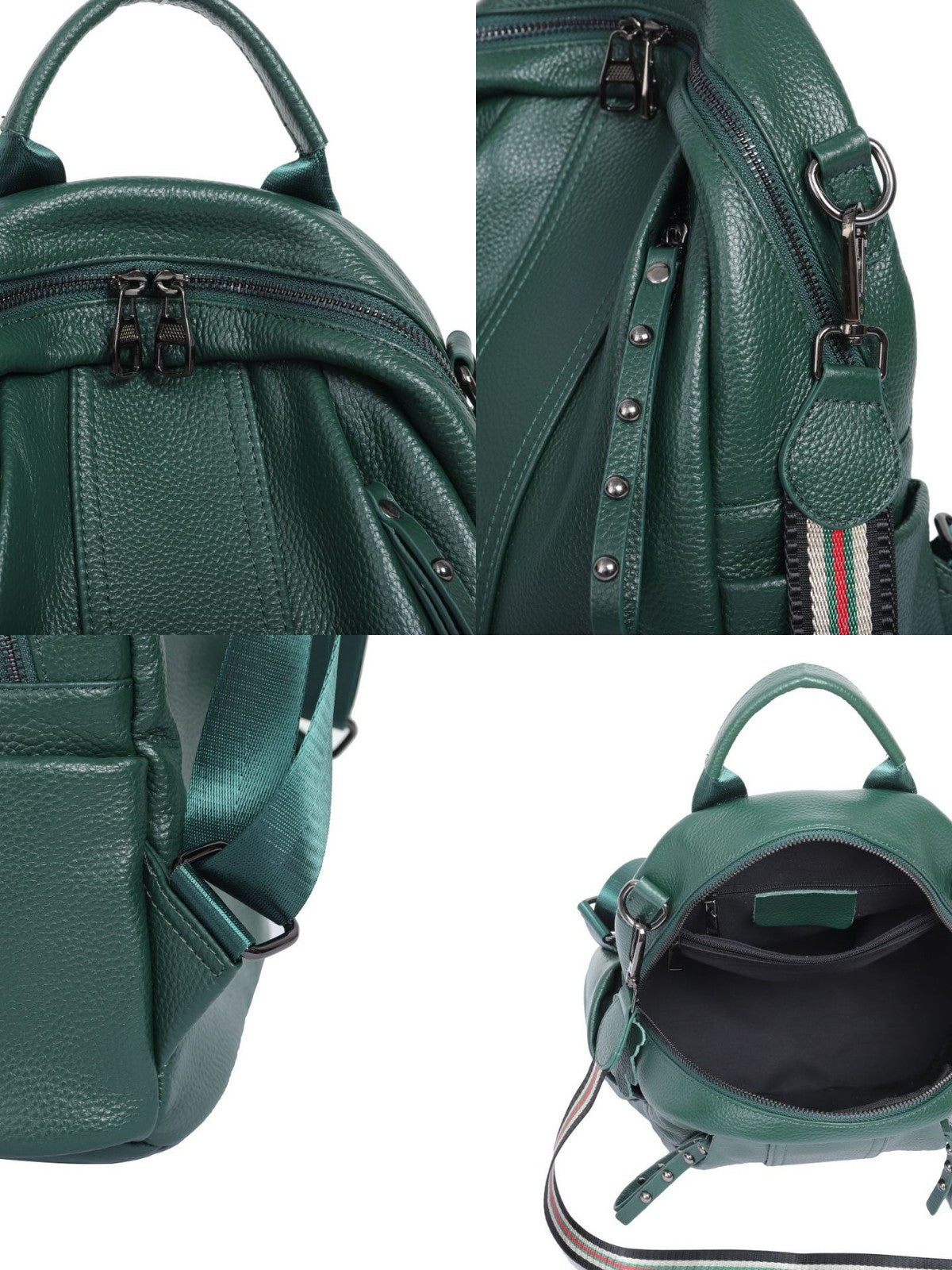 Women's Leather Korean Fashionable First Layer Cowhide Large Capacity Women's Backpack