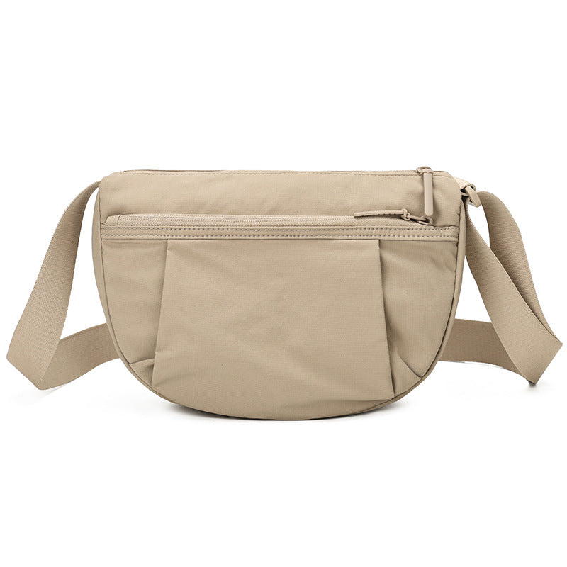 Women's Simple Nylon Cloth Light Luxury Minority Korean Dumplings Large Women's Shoulder Bag