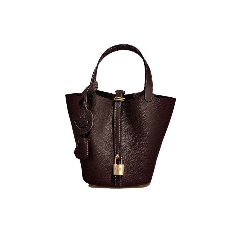 Women's Vegetable Basket Summer Imported Cowhide Handbags