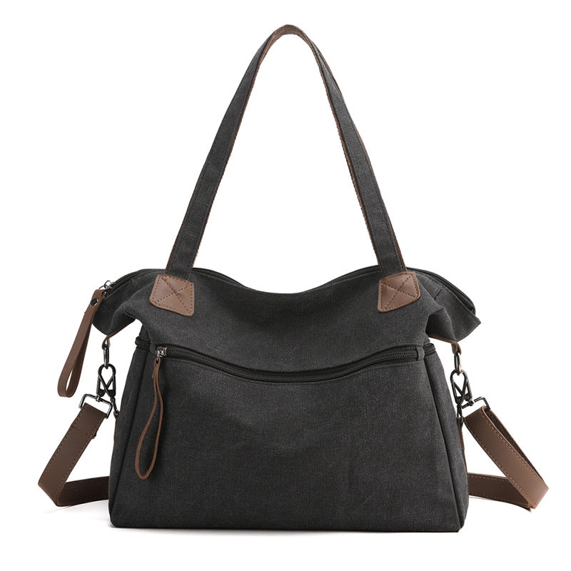 Women's Quality Canvas Large Capacity Commuter Totes Women's Shoulder Bag