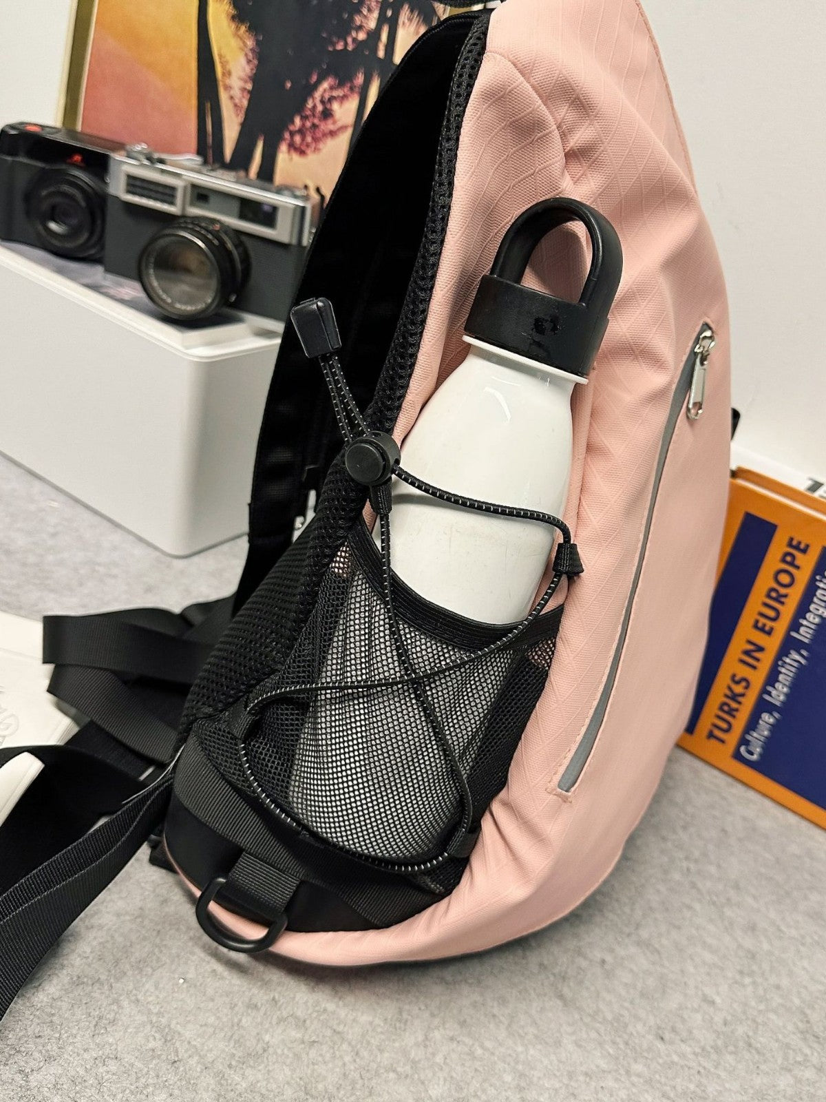 Women's & Men's One Two Shoulders Large Capacity Waterproof Cycling Bow Leisure Backpack