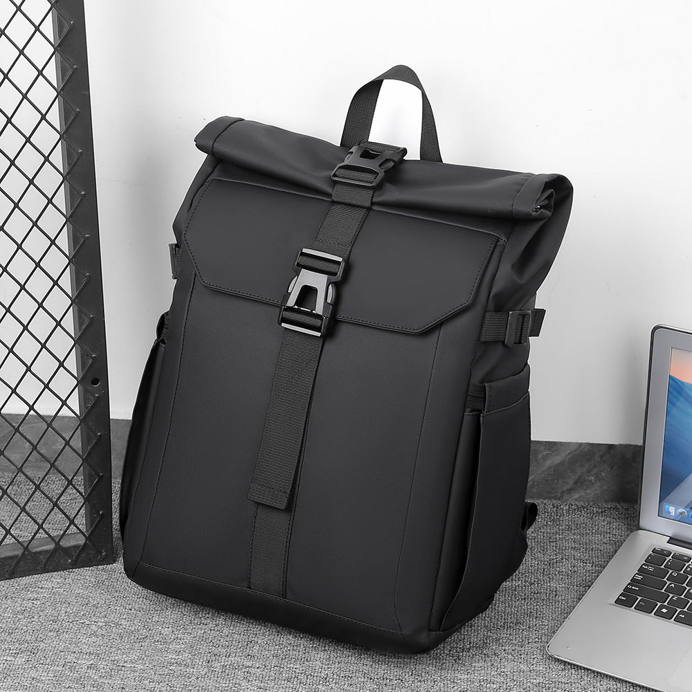 Men's Multifunctional Simple Large Capacity Computer Short Backpacks