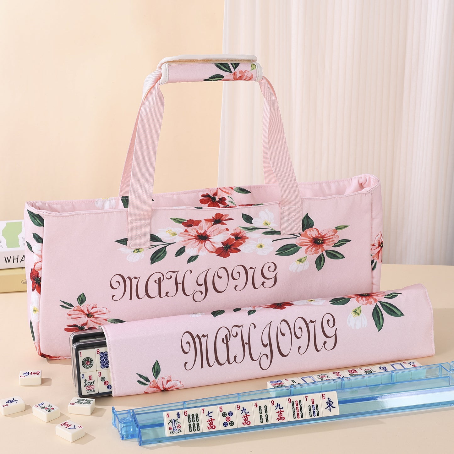 Multifunctional Portable Mahjong Set Large Capacity Storage High Bags