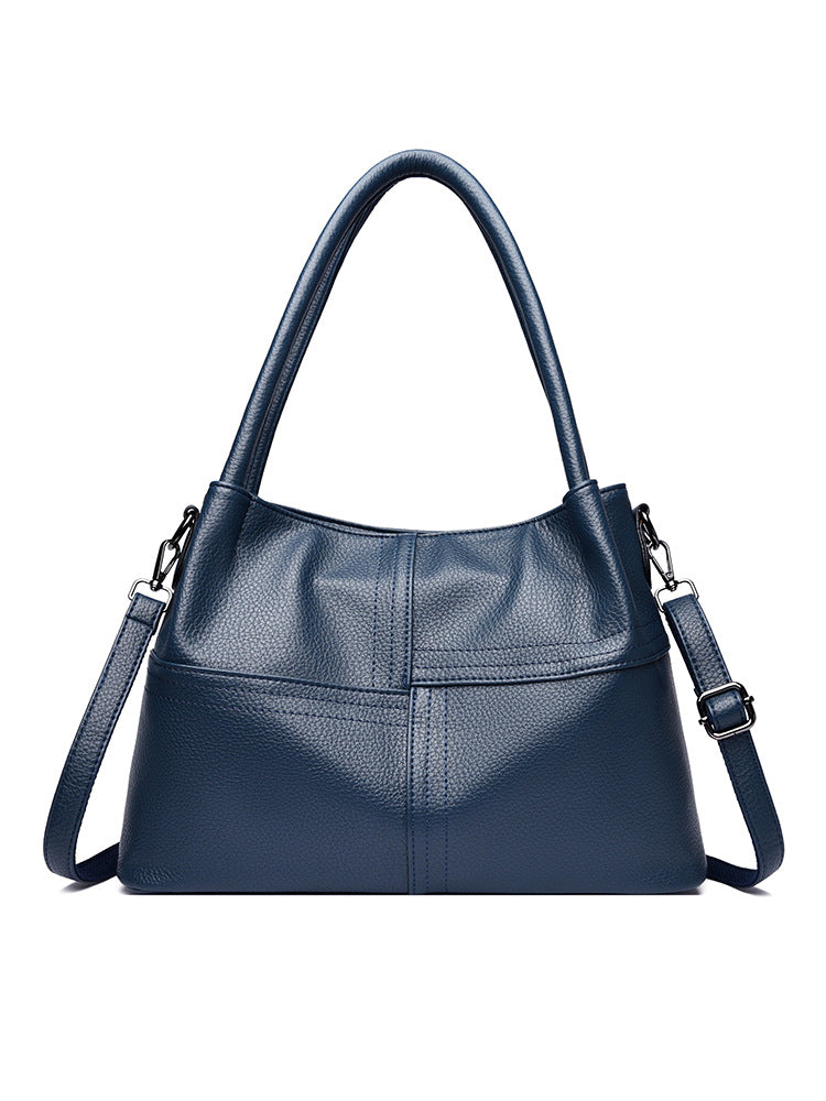 Stylish Women's Large Capacity Soft Leather Underarm Bag
