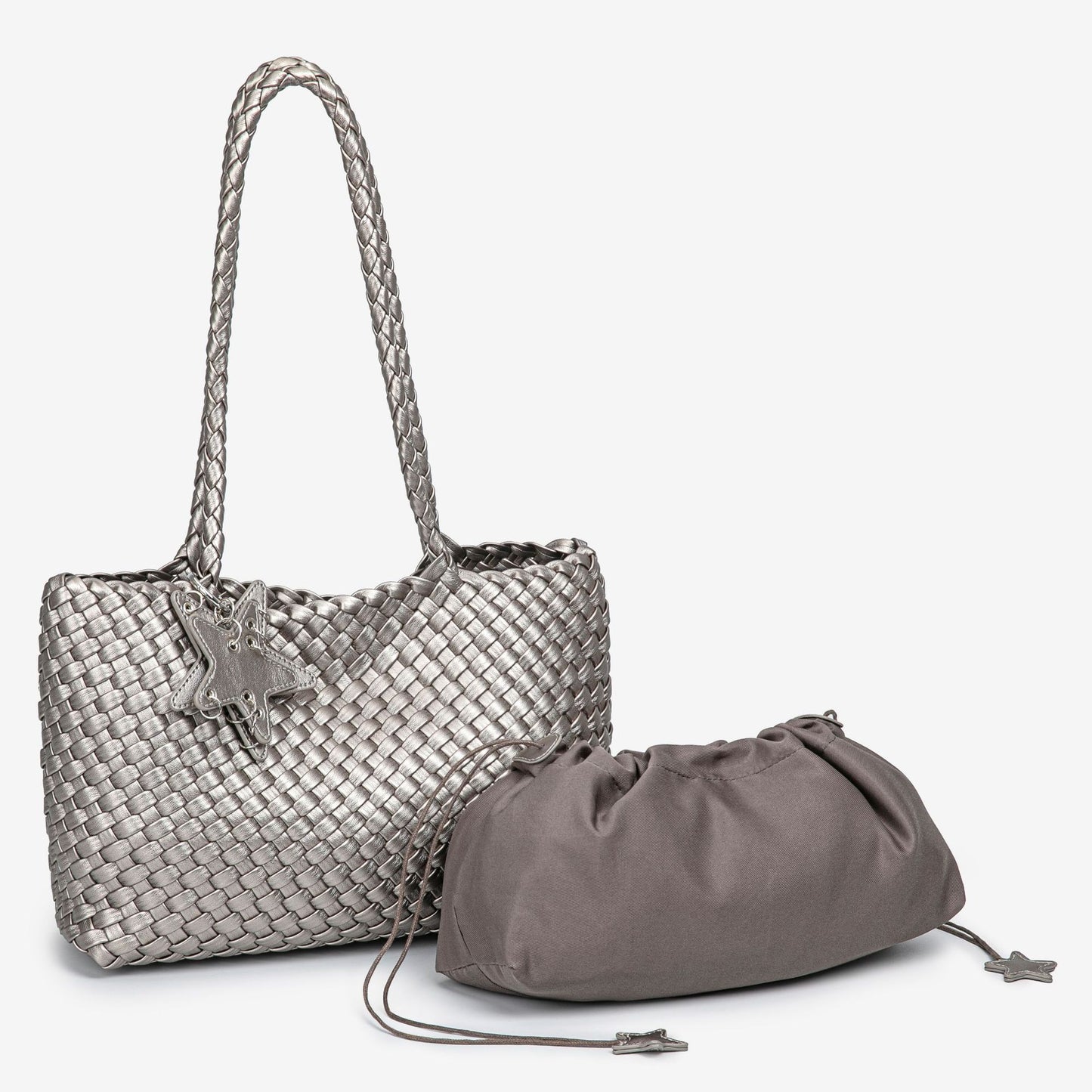 Women's Gun Hand-woven High-grade Fashion Commuter Shoulder Bags