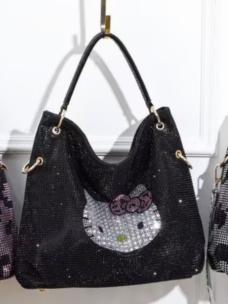 Women's Rhinestone High-grade For Commute Western Style Large Women's Shoulder Bag