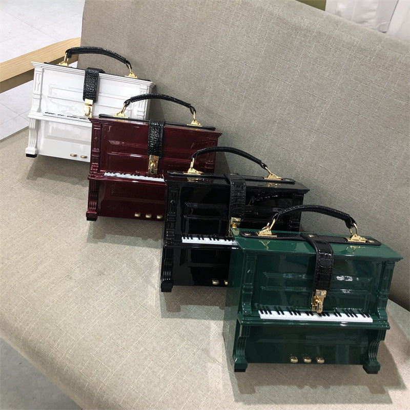 Attractive Unique Women's Piano Acrylic Box Women's Handbag