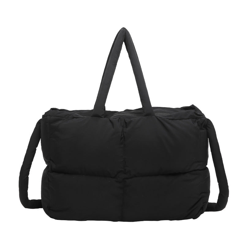 Down Cotton Coat Portable Underarm Large Capacity Fashion Tote Bags