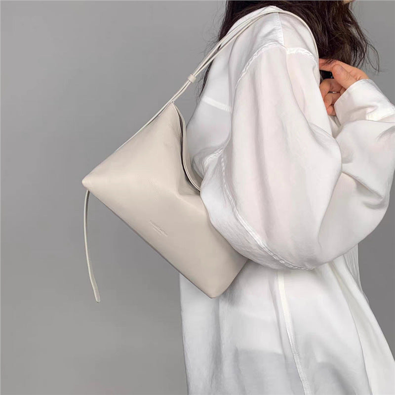 Pretty New Niche Sheepskin Simple Hand Women's Shoulder Bag
