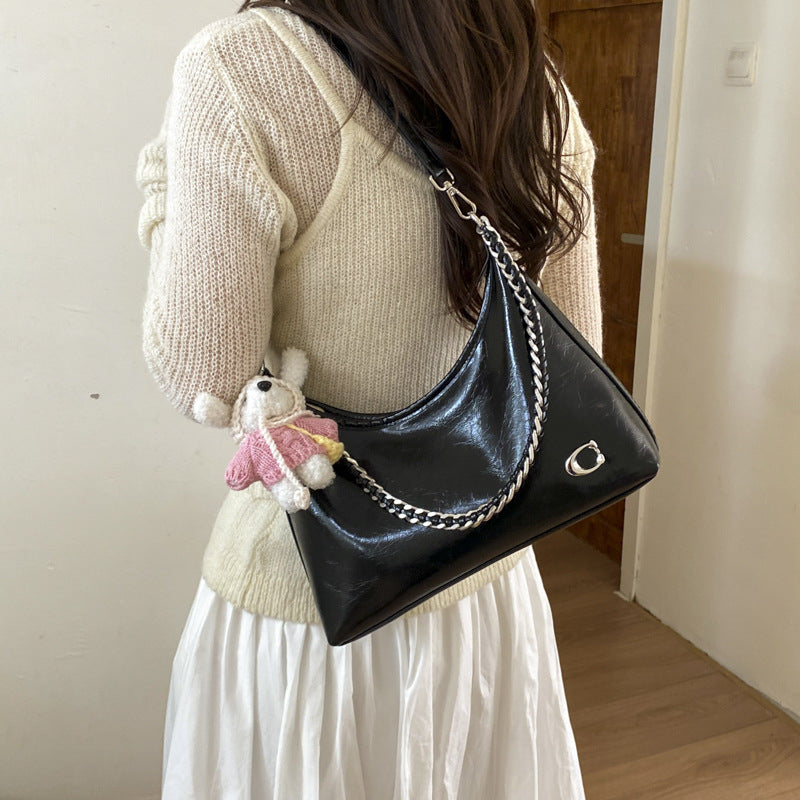 Women's Fashion Simple Chain High Textured Good-looking Bags