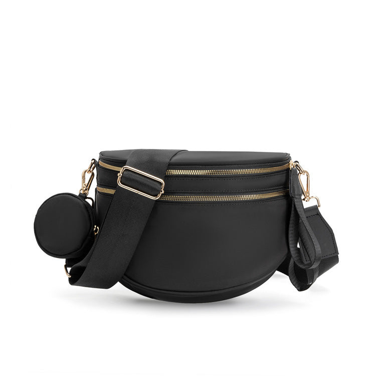 New Waterproof Fashionable Shell With Earphone Women's Messenger Bag
