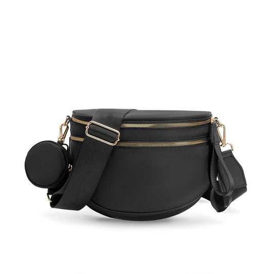 New Waterproof Fashionable Shell With Earphone Women's Messenger Bag