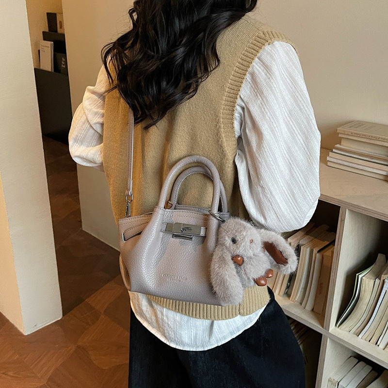 Women's Korean Portable Vegetable Basket Fashionable Lychee Bucket Bag
